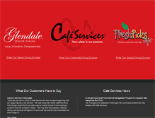 Tablet Screenshot of cafeservices.com